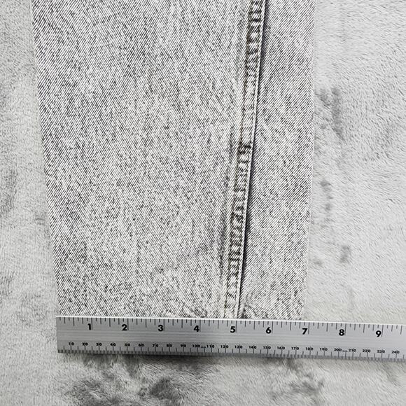 Vintage 80s Levi's Jeans Womens W28 L28 Black Acid Wash 701 Student Fit Straight - Picture 13 of 14